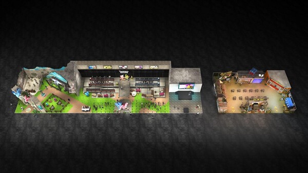 크래프톤 '지스타 2025' 부스 조감도 [사진: 크래프톤]