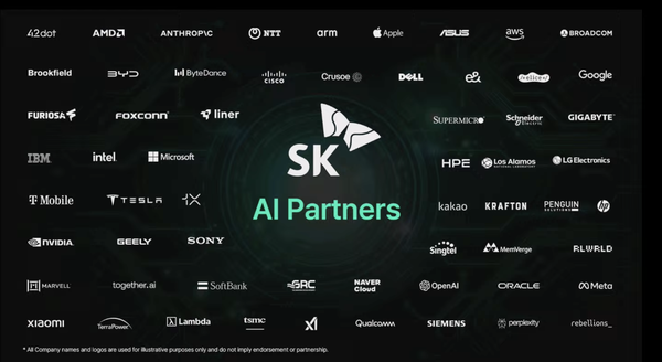 SK 그룹사의 AI 파트너사 [사진: SK]