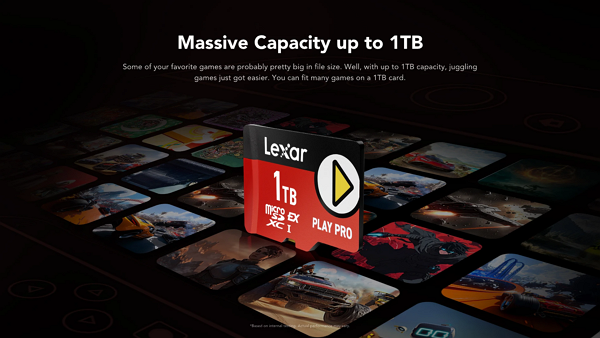 렉사 플레이 프로 마이크로 SD 익스프레스 카드 [사진: 렉사]