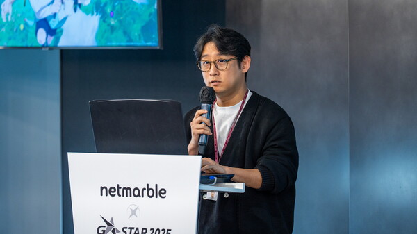 '일곱 개의 대죄: 오리진' 구도형 넷마블에프앤씨 PD가 게임 소개를 하고 있다. [사진: 넷마블]