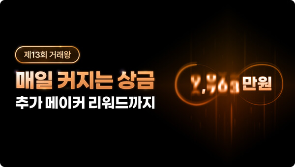 빗썸이 상금 한도 없는 '거래왕' 이벤트를 연다. [사진: 빗썸]