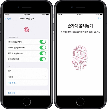 애플이 터치 아이디를 재도입할 가능성이 제기됐다. [사진: 애플]