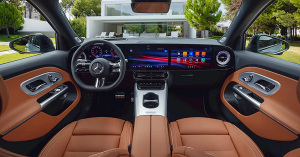GLB 전기차 실내 모습 [사진: 메르세데스-벤츠]