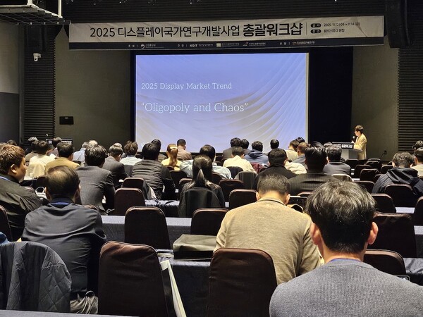 디스플레이 총괄워크샵 현장 [사진: 한국디스플레이산업협회]