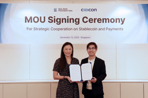 쿠콘-솔라나, 글로벌 스테이블코인 결제 인프라 구축 MOU