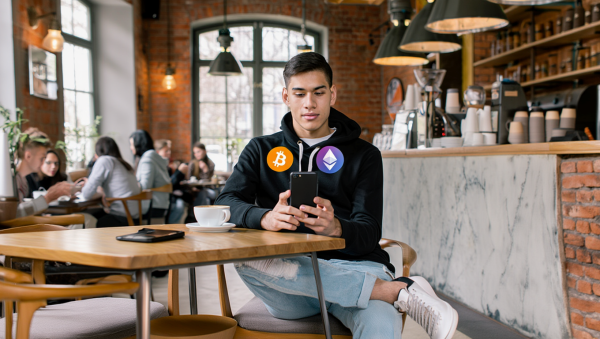 미국 젊은 부자들은 암호화폐 옵션이 없는 자산관리사를 선택하지 않는다. [사진: Reve AI]