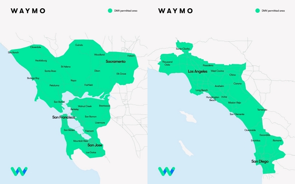 웨이모가 캘리포니아 차량국의 승인을 받았다. [사진: 웨이모 엑스]