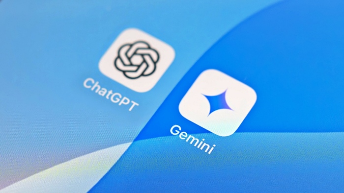 오픈AI 챗GPT와 구글 제미나이 [사진: 셔터스톡]